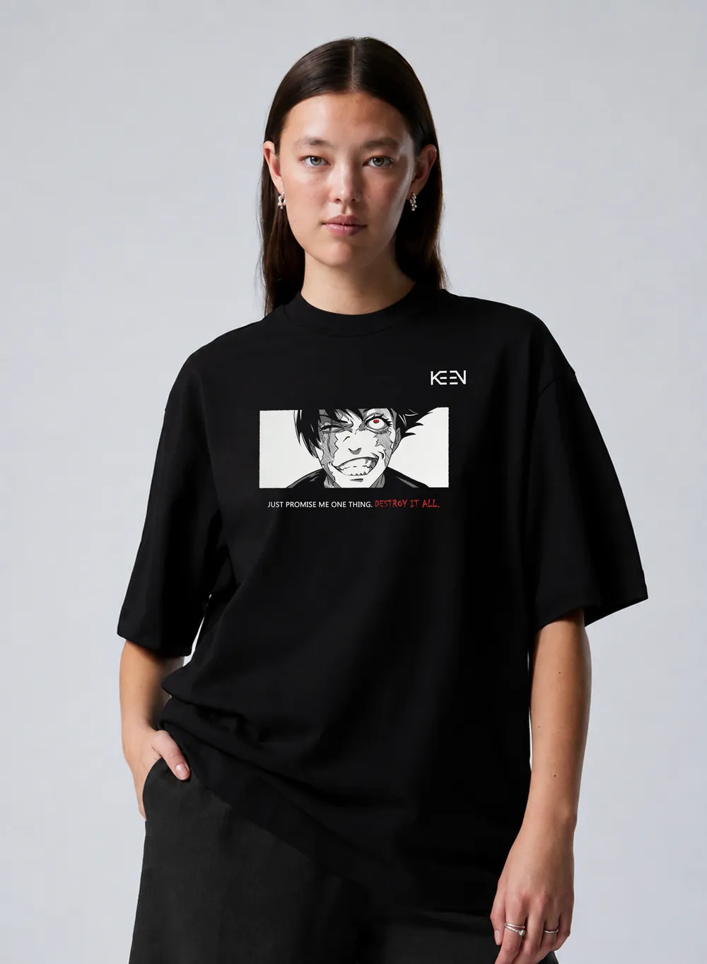 JJK Maki Zenin Oversized T-shirt alternate