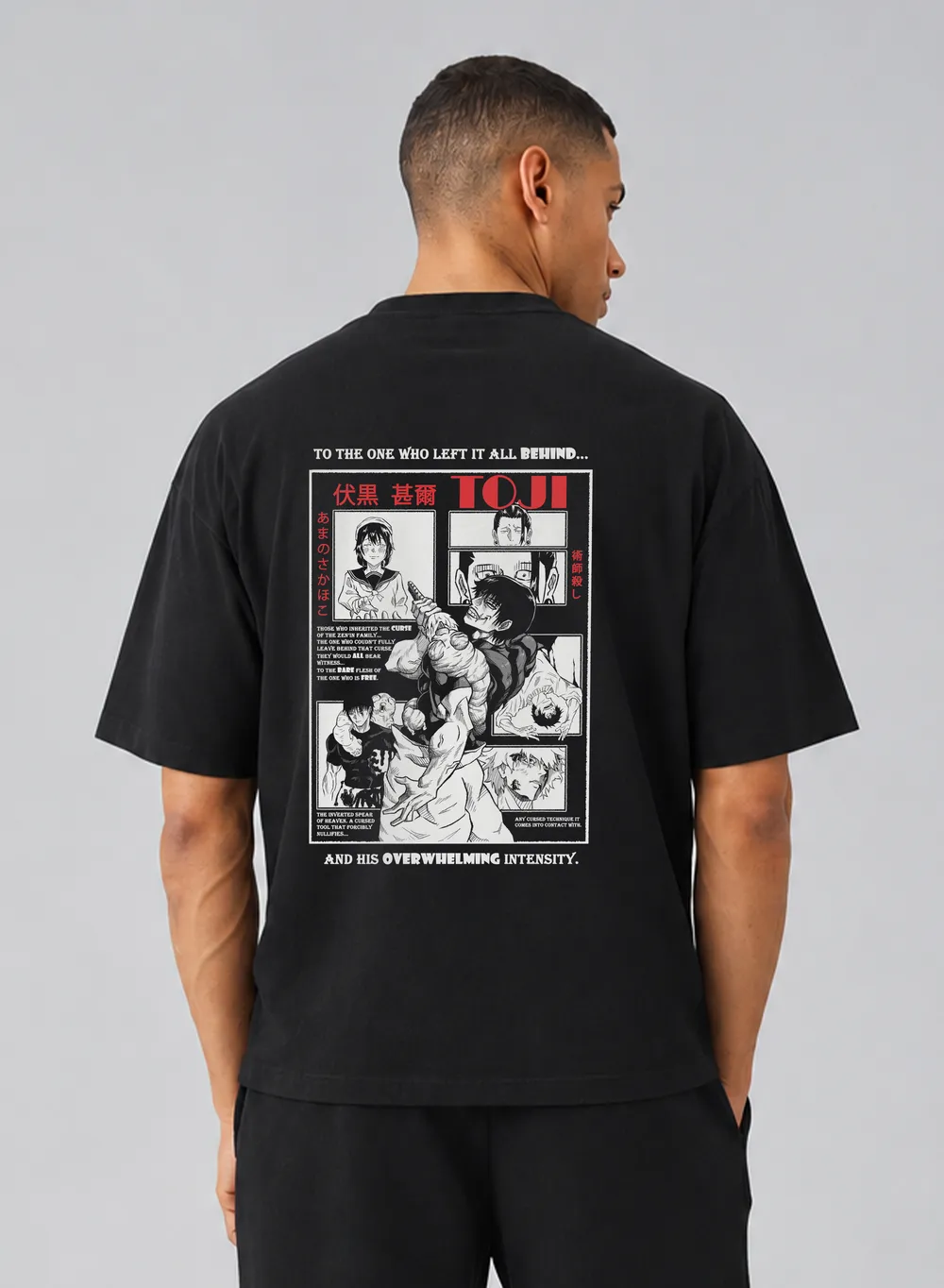 JJK Toji Fushiguro Oversized T-shirt